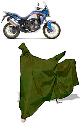 Amexride Two Wheeler Cover for Honda(CRF1000L Africa Twin BS6, Maroon)
