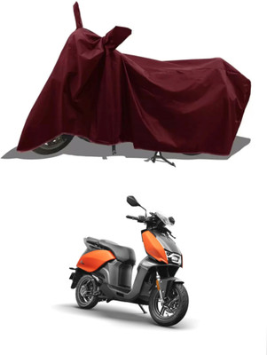 DeepShakshi AUTOMOTIVE Waterproof Two Wheeler Cover for Hero Electric(Maroon)