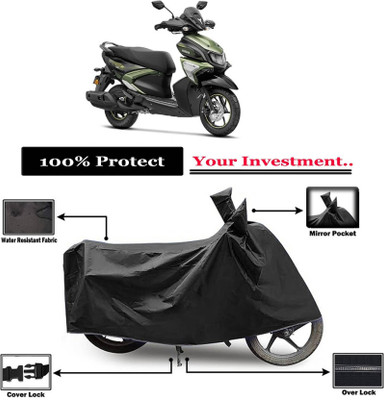 KEDIT Two Wheeler Cover for Yamaha(RayZR 125, Black)