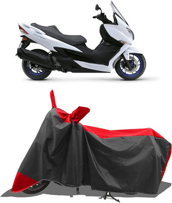 KEDIT Two Wheeler Cover for Suzuki(Burgman Electric, Red)