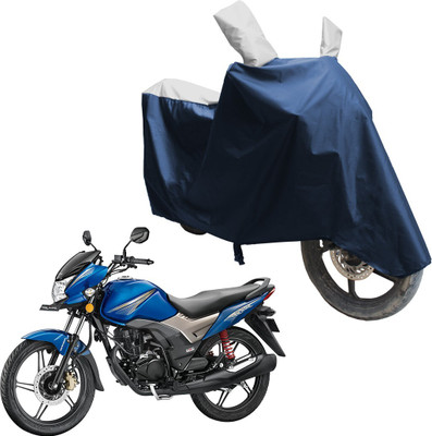 SS FOR YOUR SMART NEEDS Two Wheeler Cover for Honda(CB Shine, Blue, Silver)