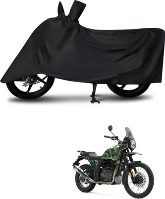 DeepShakshi AUTOMOTIVE Waterproof Two Wheeler Cover for Royal Enfield(Himalayan, Black)