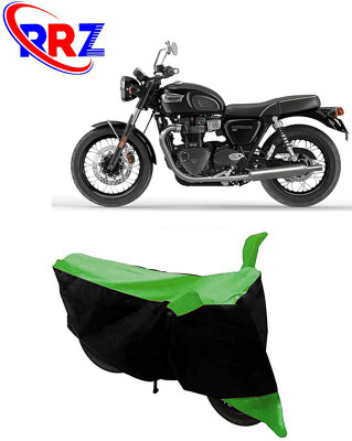 RRZ Waterproof Two Wheeler Cover for Triumph(Bonneville T100, Black, Green)