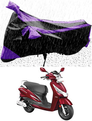 MWBB Waterproof Two Wheeler Cover for Hero(Destini 125, Black)