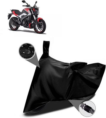 DeepShakshi AUTOMOTIVE Two Wheeler Cover for Bajaj(Dominar 250, Black)