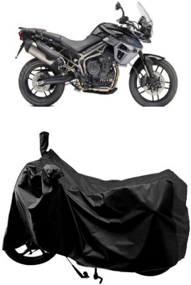 MMSSTAR Waterproof Two Wheeler Cover for Triumph(Tiger 800 XR, Black)