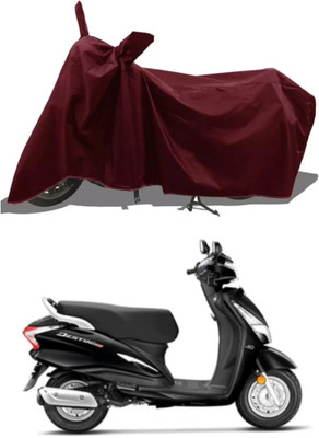 WMIZEXA Waterproof Two Wheeler Cover for Hero(Destini 125, Maroon)