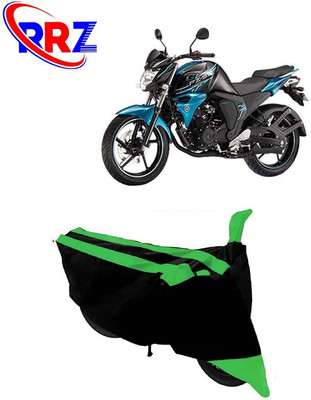 RRZ Waterproof Two Wheeler Cover for Yamaha(FZ-S, Black, Green)
