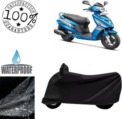 RAAMKM Waterproof Two Wheeler Cover for Hero, Honda, Royal Enfield, TVS(Access SE, Black)