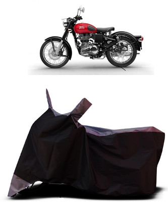 VESMEI Two Wheeler Cover for Royal Enfield(Classic Chrome, Grey)