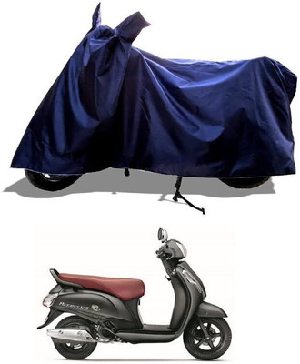 DeepShakshi AUTOMOTIVE Two Wheeler Cover for Suzuki(New Access 125, Blue)