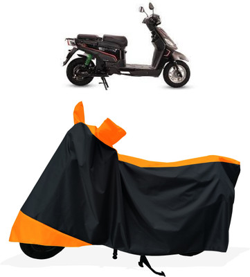 Tricway Two Wheeler Cover for Hero Electric(Electric NYX e5 BS6, Orange)