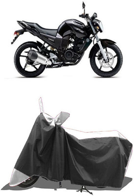 SUGASHRI Waterproof Two Wheeler Cover for Yamaha(FZ16, White, Black)