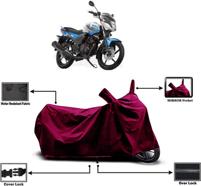 Amexride Two Wheeler Cover for Yamaha(SZ-RR V, Maroon)