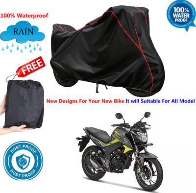 AUTOCAD Waterproof Two Wheeler Cover for Honda(CB Hornet 160R, Black)
