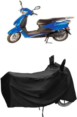 Autoprime Two Wheeler Cover for Avon(E Scoot, Black)