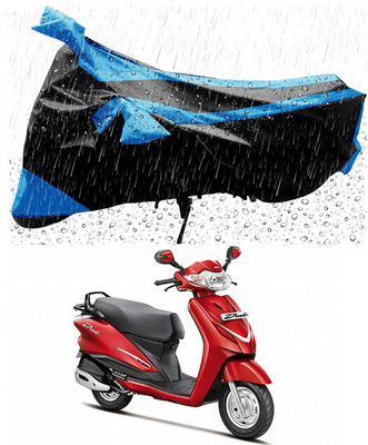 Furious3D Two Wheeler Cover for Hero(Duet, Blue, Black)