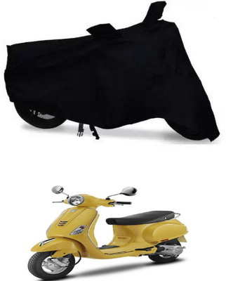 APNEK Waterproof Two Wheeler Cover for Piaggio(Vespa LX 125, Black)