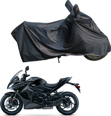 Motodreka Waterproof Two Wheeler Cover for Suzuki(GSX S1000F, Black)