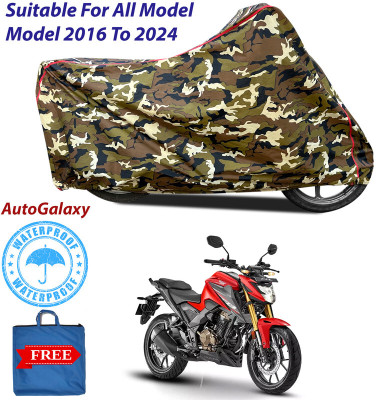 AutoGalaxy Waterproof Two Wheeler Cover for Royal Enfield(Himalayan, Multicolor)