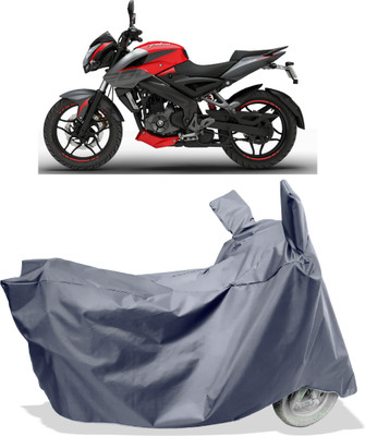 Amexride Two Wheeler Cover for Bajaj(Pulsar NS200, Grey)