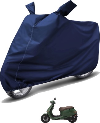 Auto Hub Waterproof Two Wheeler Cover for Ola(Blue)