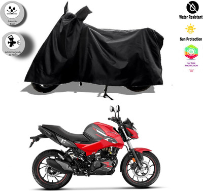 MMSSTAR Waterproof Two Wheeler Cover for Hero(Motocorp Xtreme 160 R, Black)
