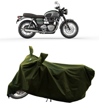 GROFATIK Two Wheeler Cover for Triumph(Bonneville T120 Black, Green)
