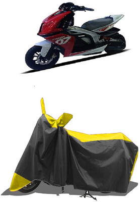 SUGASHRI Waterproof Two Wheeler Cover for TVS(Creon, Yellow, Black)