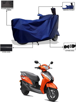 GOSHIV-car and bike accessories Waterproof Two Wheeler Cover for Ampere(Blue)