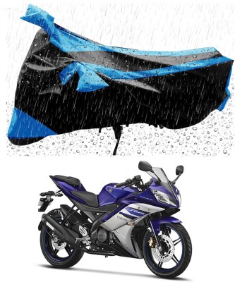 APNEK Two Wheeler Cover for Yamaha(YZF-R15 V2, Blue, Black)