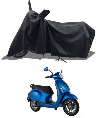 PAGORA Waterproof Two Wheeler Cover for Bajaj(Chetak, Black)