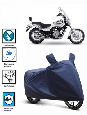 DeepShakshi AUTOMOTIVE Two Wheeler Cover for Bajaj(Avenger 220 Cruise, Blue)