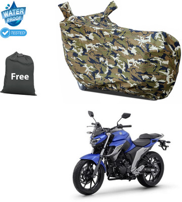 PAGORA Waterproof Two Wheeler Cover for Yamaha(Fazer, Yellow)