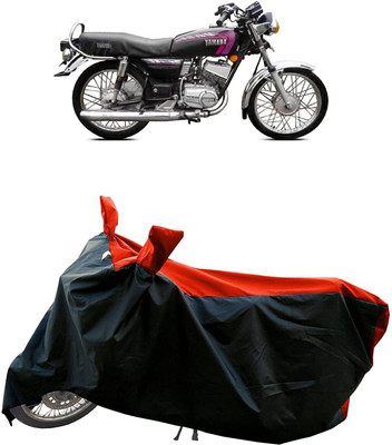 DeepShakshi AUTOMOTIVE Two Wheeler Cover for Yamaha(RXG, Red, Black)