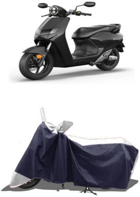 RAAMKM Two Wheeler Cover for Hero, Honda, Bajaj, TVS, Yamaha(SZ-RR V BS6, White, Black)