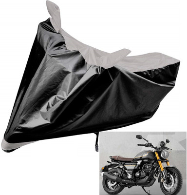 Auto Hub Two Wheeler Cover for TVS(Silver)