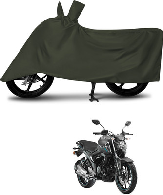 DeepShakshi AUTOMOTIVE Waterproof Two Wheeler Cover for Yamaha(FZS-FI, Green)