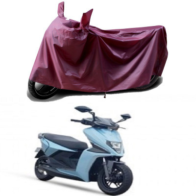THE REAL ARV Waterproof Two Wheeler Cover for Simple Energy(Simple One, Maroon)