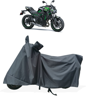 Tricway Two Wheeler Cover for Kawasaki(Z650 BS6, Grey)