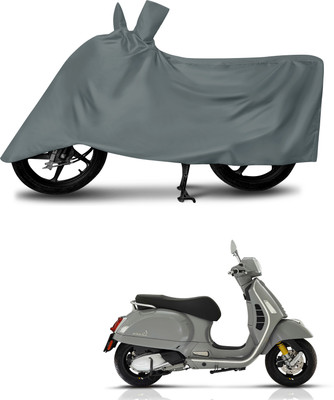 MMSSTAR Waterproof Two Wheeler Cover for Vespa(GTS 300, Grey)