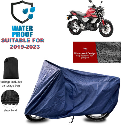 PAGORA Waterproof Two Wheeler Cover for Yamaha(FZ-FI, Blue)