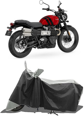 GROFATIK Two Wheeler Cover for Triumph(Street Scrambler BS6, Grey)