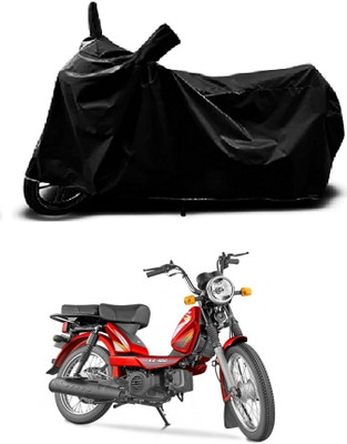 VESMEI Two Wheeler Cover for TVS(XL 100 Heavy Duty BS6, Black)