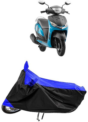 Mdstar Waterproof Two Wheeler Cover for Yamaha(Alpha BS6, Blue)