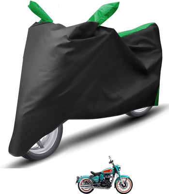 Caronix Waterproof Two Wheeler Cover for Royal Enfield(Green)