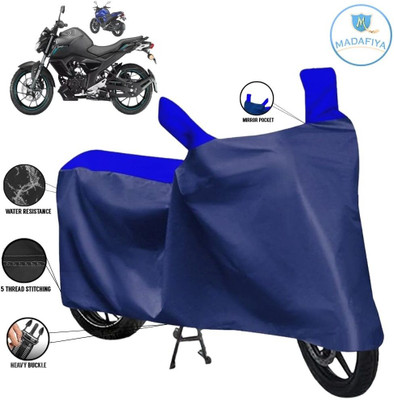 MADAFIYA Waterproof Two Wheeler Cover for Yamaha(FZ-S Fi Version 3.0, Blue, Multicolor)