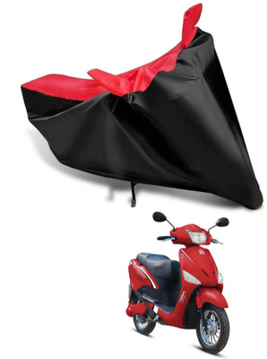 KEDIT Two Wheeler Cover for Hero(Electric Optima, Red, Black)
