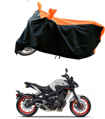 AESTRYD Two Wheeler Cover for Yamaha(MT 09 BS6, Orange)