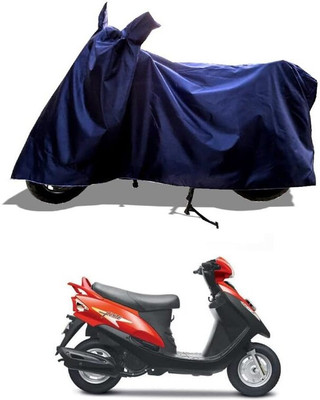 AASHTIK MART Two Wheeler Cover for Mahindra(Flyte, Blue)